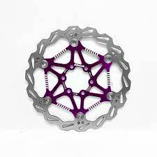 Disco de freno flotante Ezmtb para anclaje apernado PURPURA