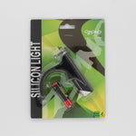 Luz delantera silicona pila 1 led 3 funciones
